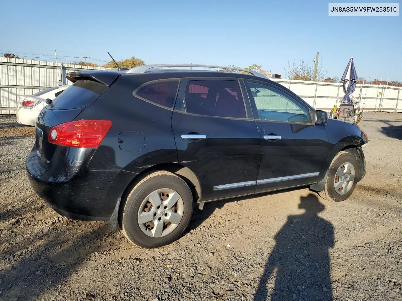 2015 Nissan Rogue Select S VIN: JN8AS5MV9FW253510 Lot: 77268844