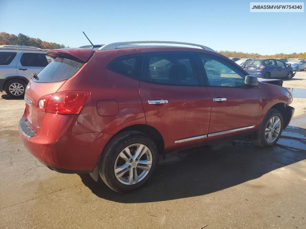 2015 Nissan Rogue Select S VIN: JN8AS5MV6FW754340 Lot: 77330234