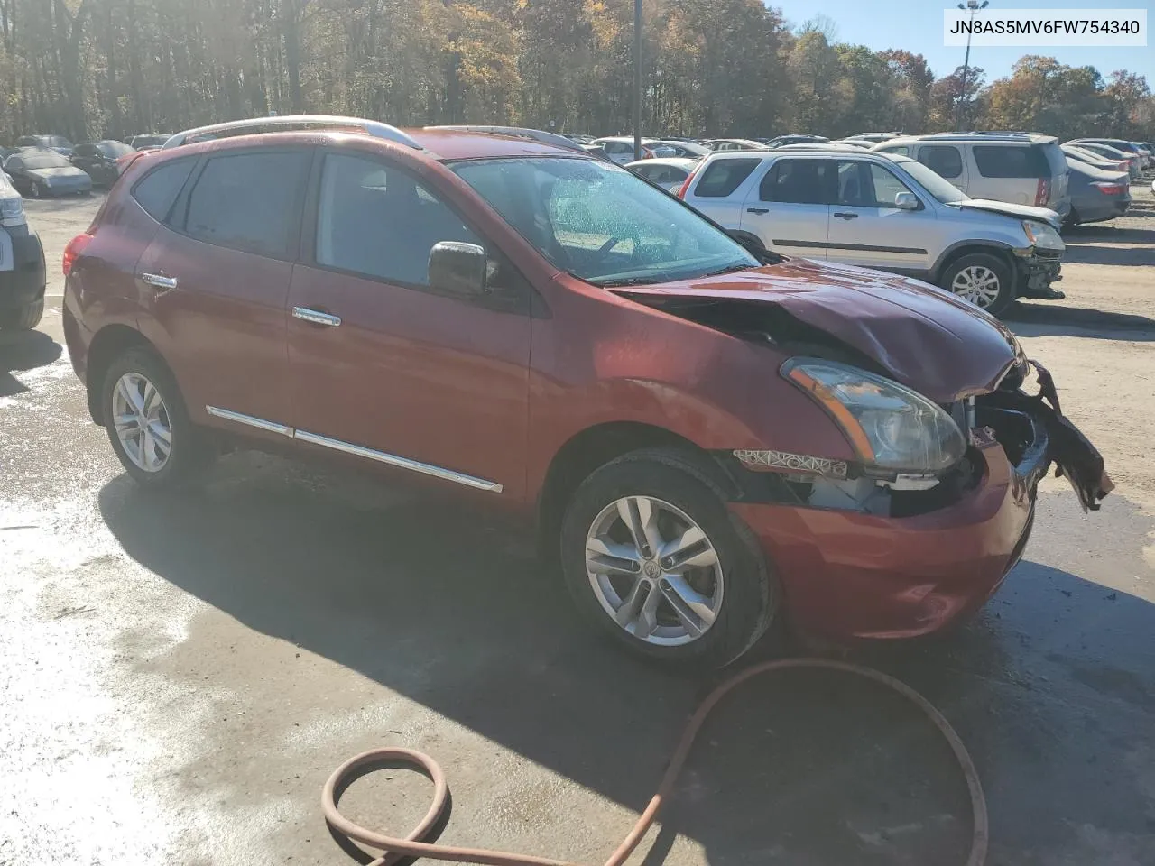 2015 Nissan Rogue Select S VIN: JN8AS5MV6FW754340 Lot: 77330234