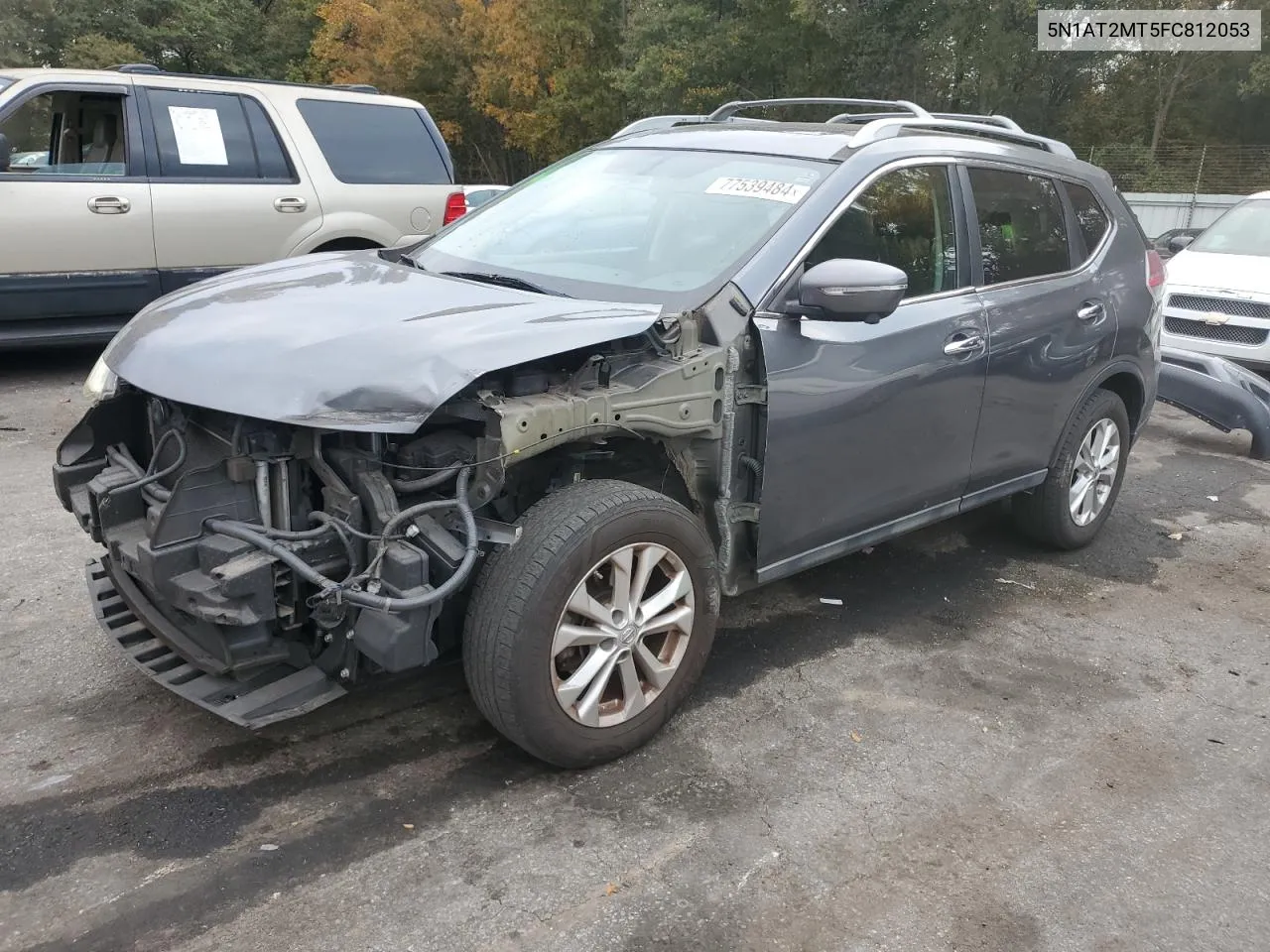 5N1AT2MT5FC812053 2015 Nissan Rogue S