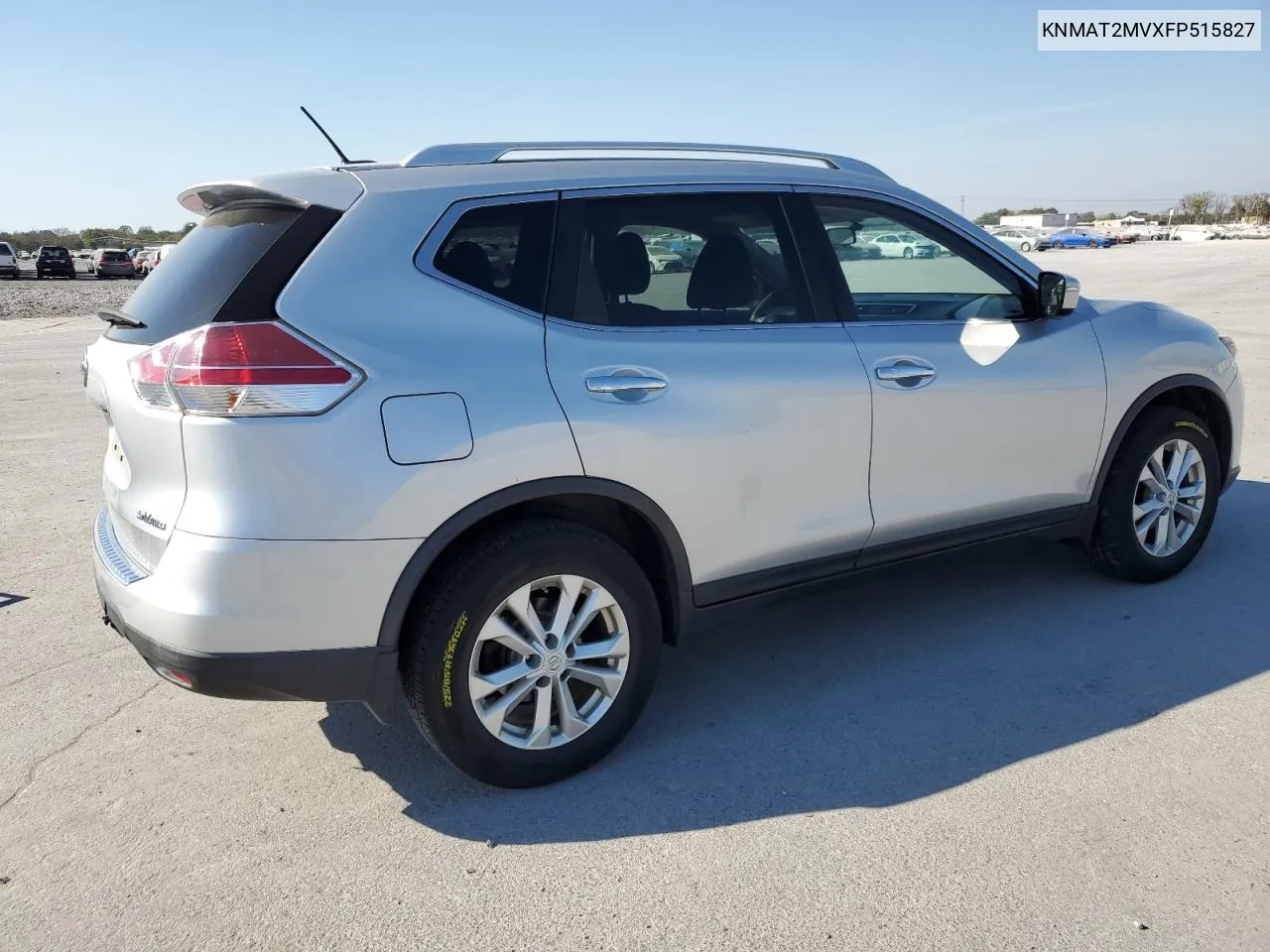 2015 Nissan Rogue S VIN: KNMAT2MVXFP515827 Lot: 77675154