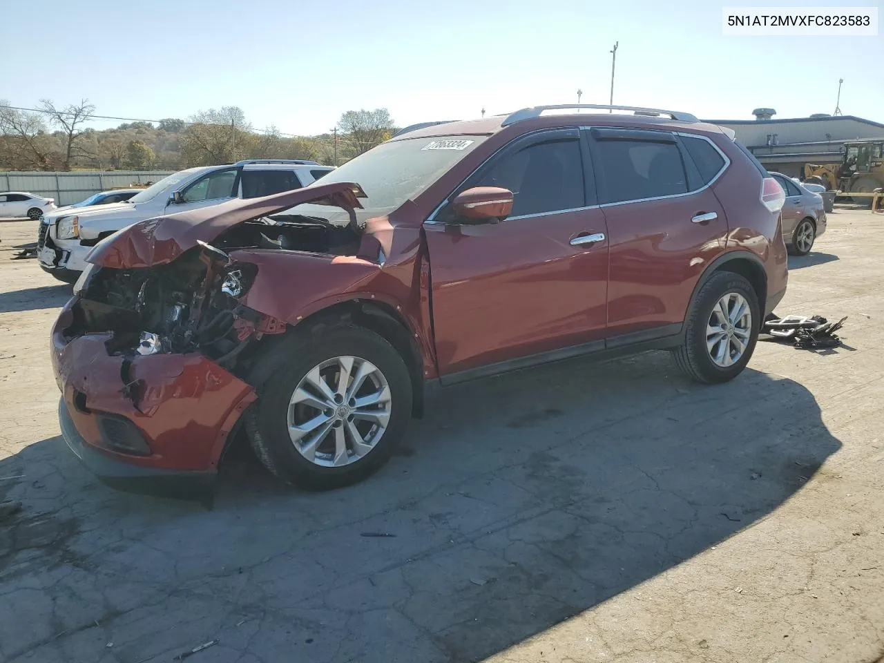 2015 Nissan Rogue S VIN: 5N1AT2MVXFC823583 Lot: 77863324