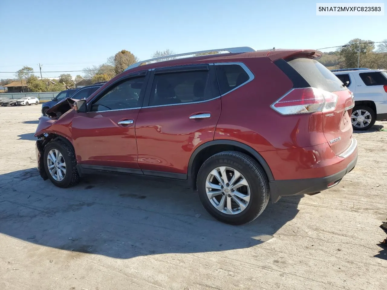 2015 Nissan Rogue S VIN: 5N1AT2MVXFC823583 Lot: 77863324