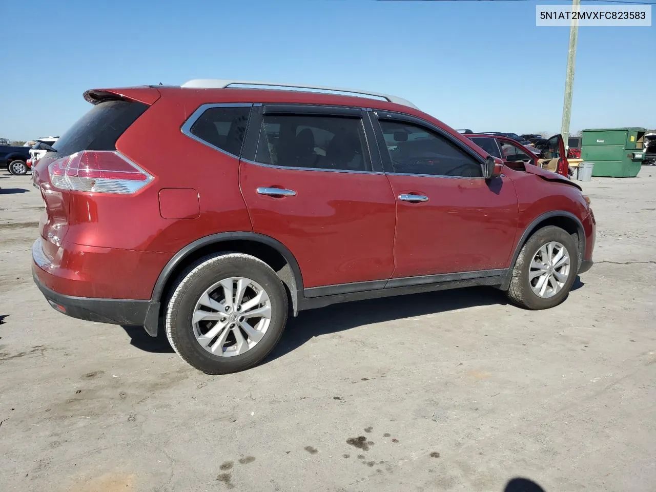 2015 Nissan Rogue S VIN: 5N1AT2MVXFC823583 Lot: 77863324