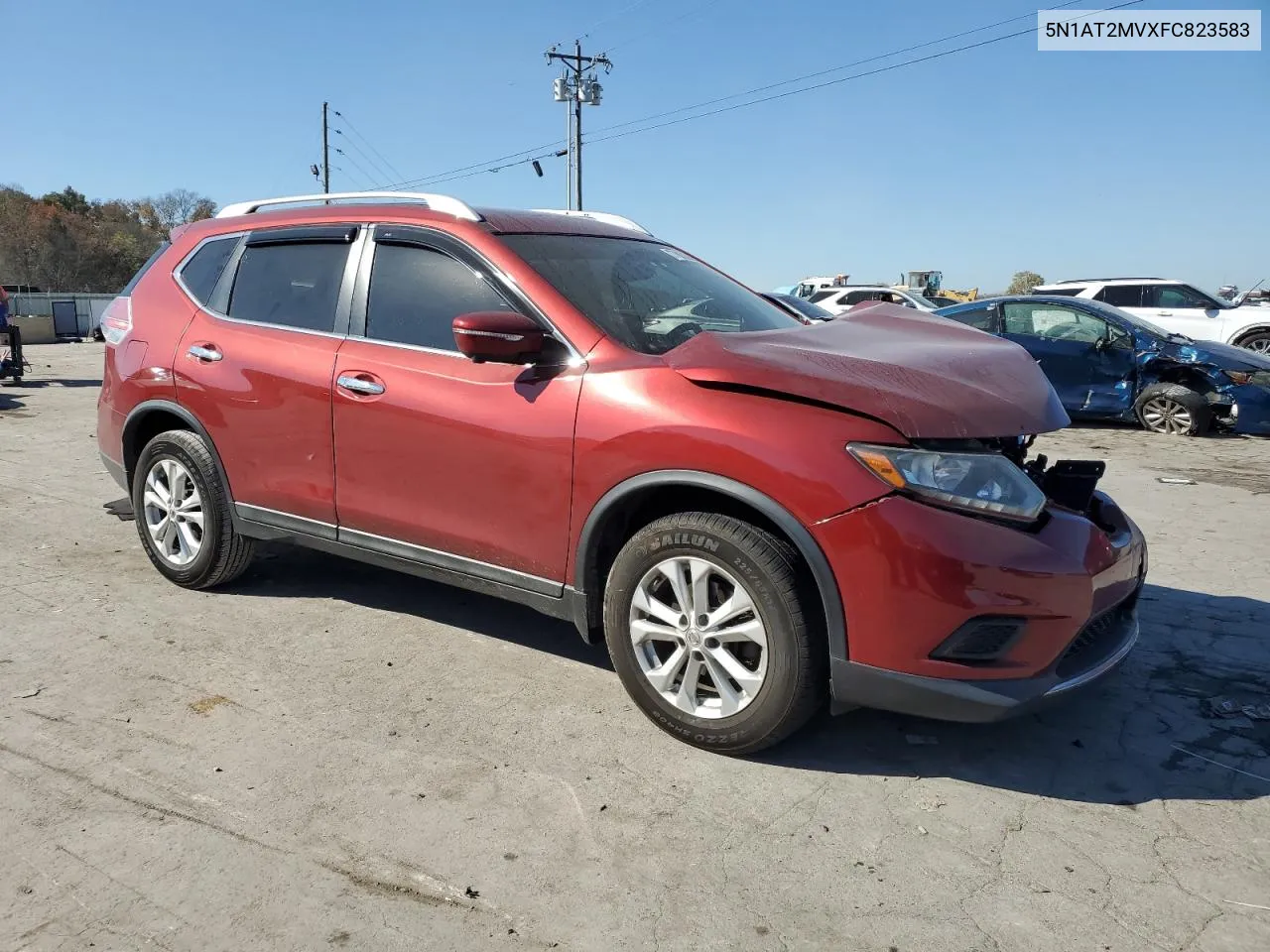 2015 Nissan Rogue S VIN: 5N1AT2MVXFC823583 Lot: 77863324