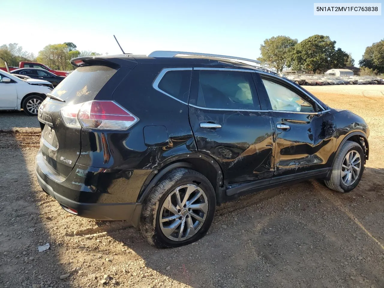 2015 Nissan Rogue S VIN: 5N1AT2MV1FC763838 Lot: 77865084