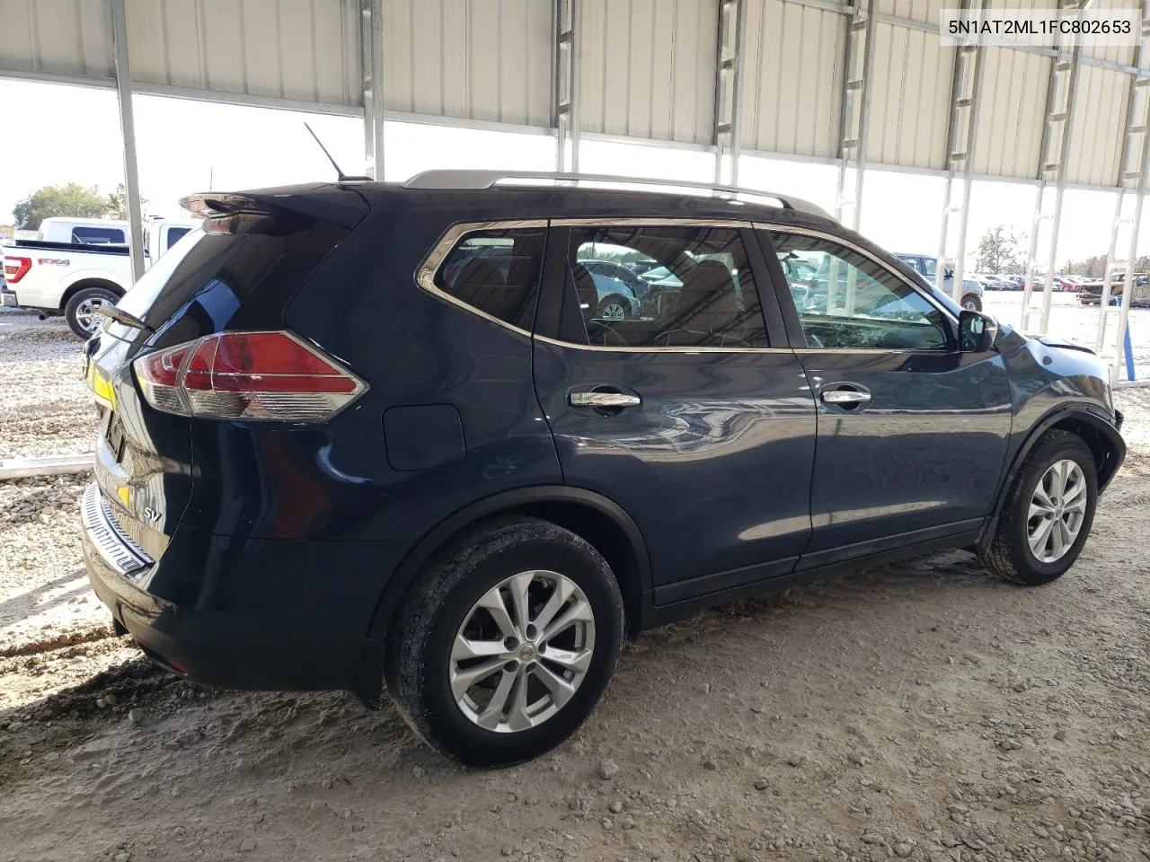 2015 Nissan Rogue S VIN: 5N1AT2ML1FC802653 Lot: 77972194