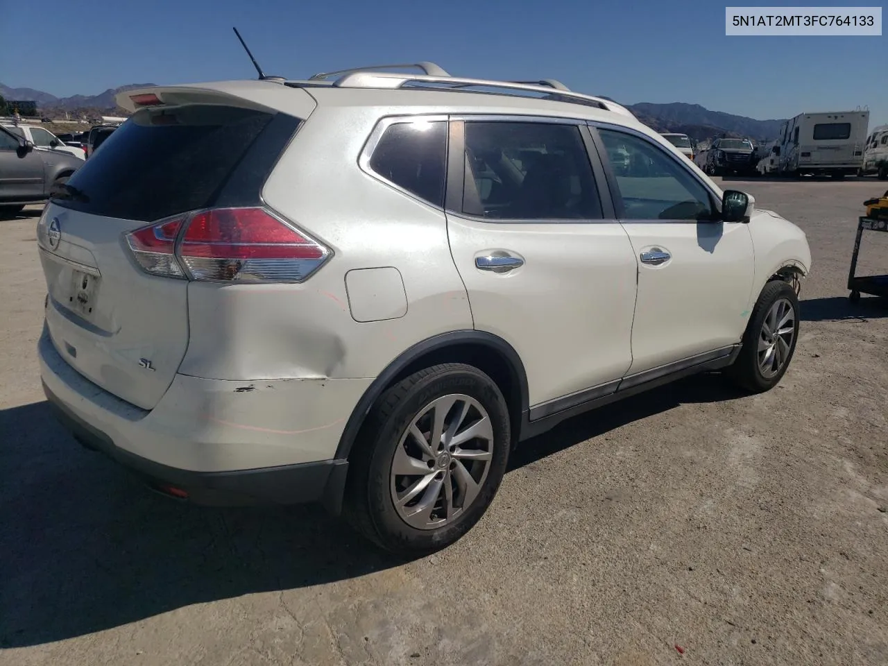 2015 Nissan Rogue S VIN: 5N1AT2MT3FC764133 Lot: 78026934