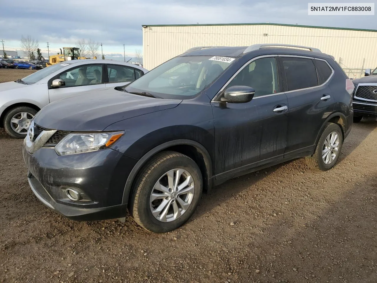 2015 Nissan Rogue S VIN: 5N1AT2MV1FC883008 Lot: 78081034