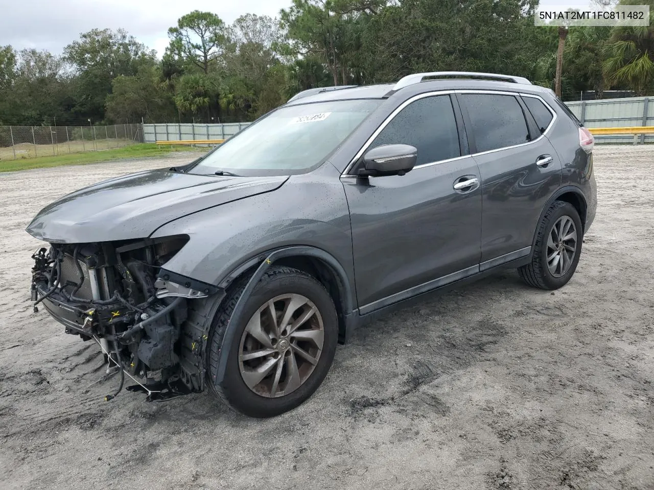 2015 Nissan Rogue S VIN: 5N1AT2MT1FC811482 Lot: 78253284