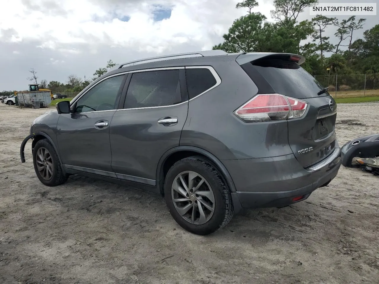 2015 Nissan Rogue S VIN: 5N1AT2MT1FC811482 Lot: 78253284