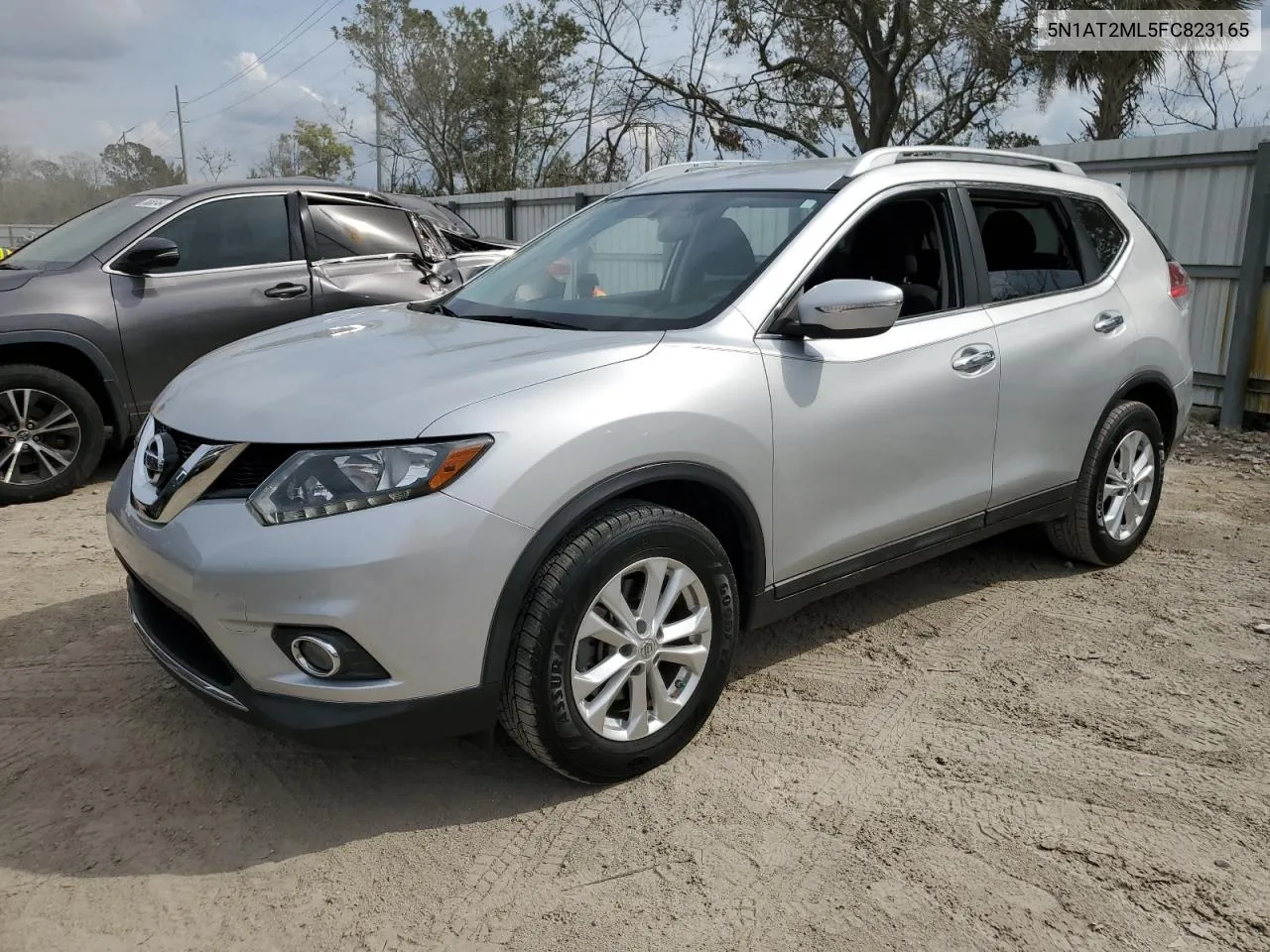 2015 Nissan Rogue S VIN: 5N1AT2ML5FC823165 Lot: 78307484