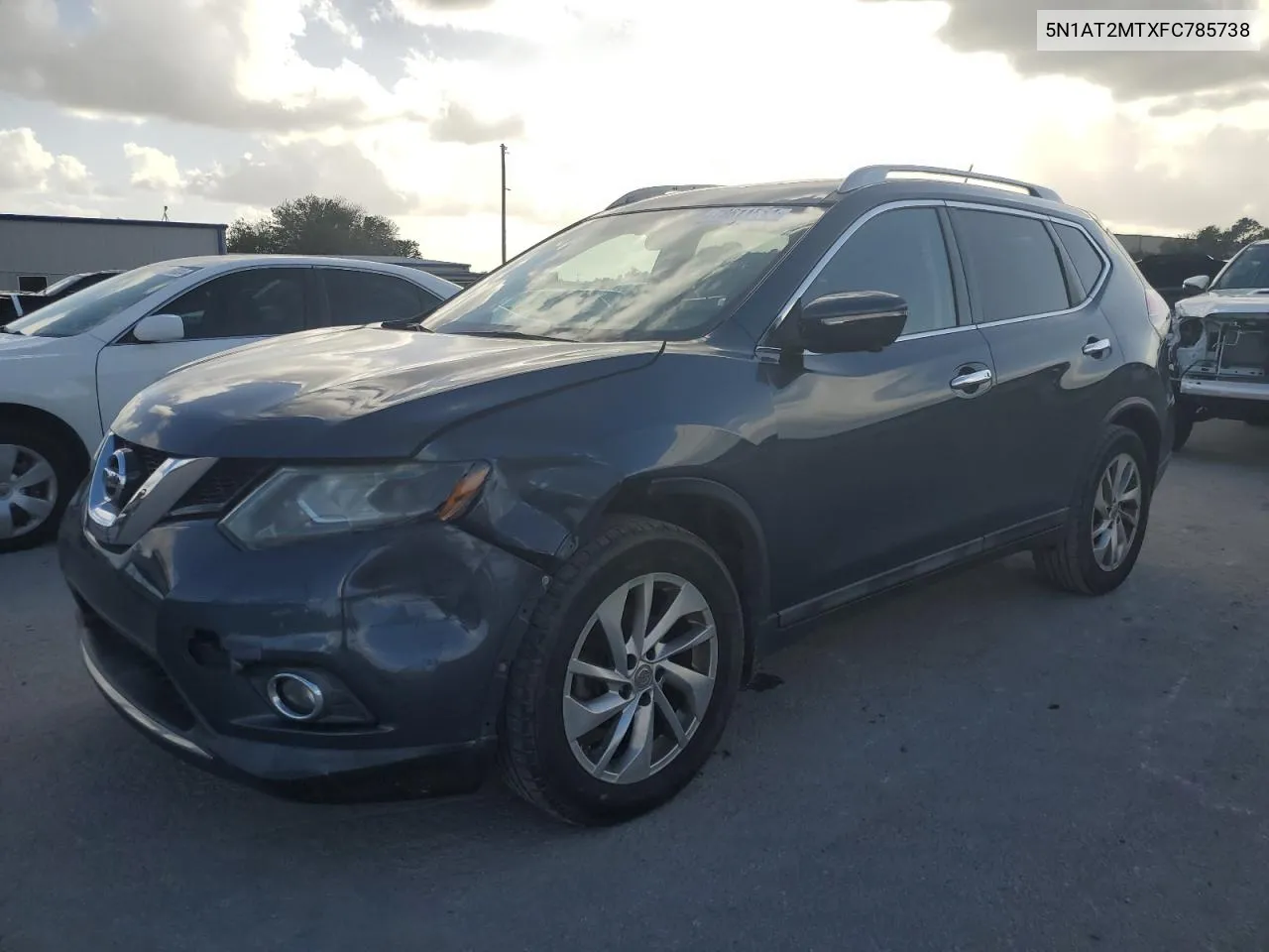 2015 Nissan Rogue S VIN: 5N1AT2MTXFC785738 Lot: 78611564