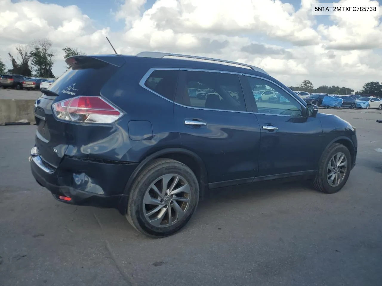 2015 Nissan Rogue S VIN: 5N1AT2MTXFC785738 Lot: 78611564