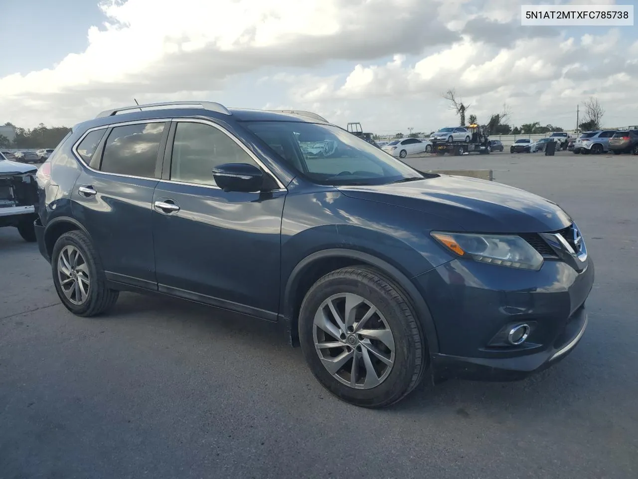 2015 Nissan Rogue S VIN: 5N1AT2MTXFC785738 Lot: 78611564