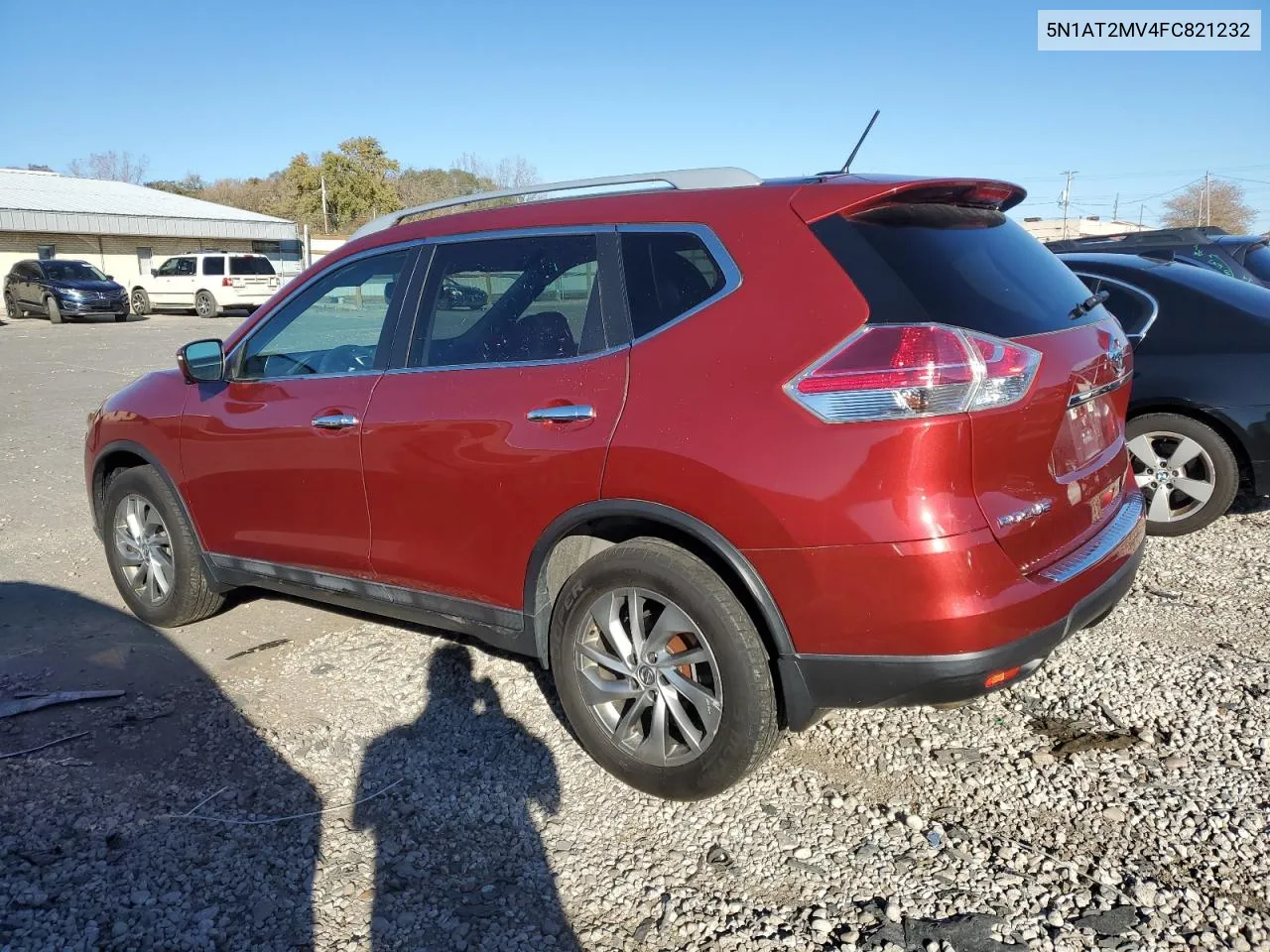 2015 Nissan Rogue S VIN: 5N1AT2MV4FC821232 Lot: 78845074