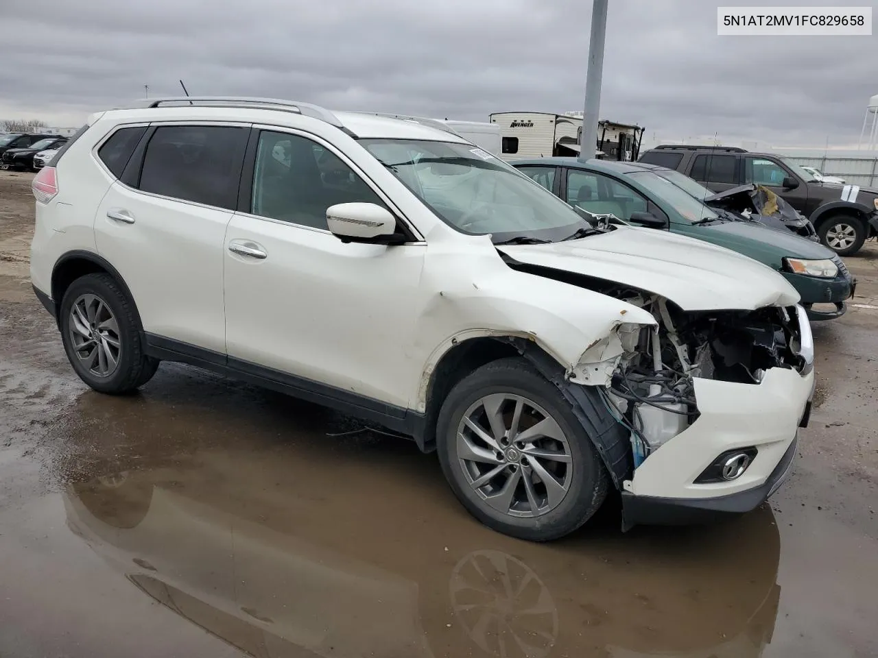 2015 Nissan Rogue S VIN: 5N1AT2MV1FC829658 Lot: 78879654