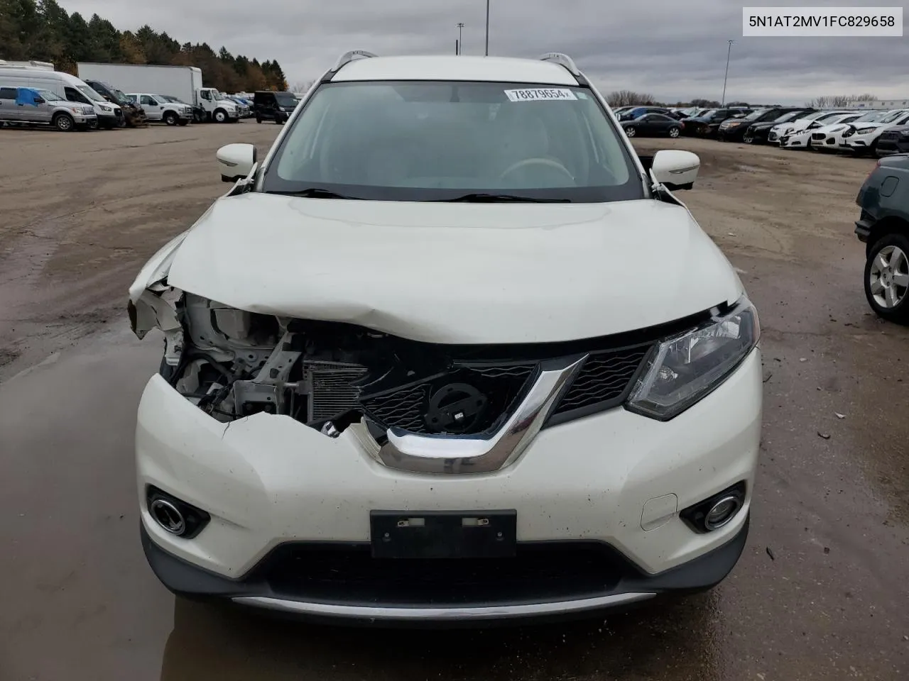 2015 Nissan Rogue S VIN: 5N1AT2MV1FC829658 Lot: 78879654