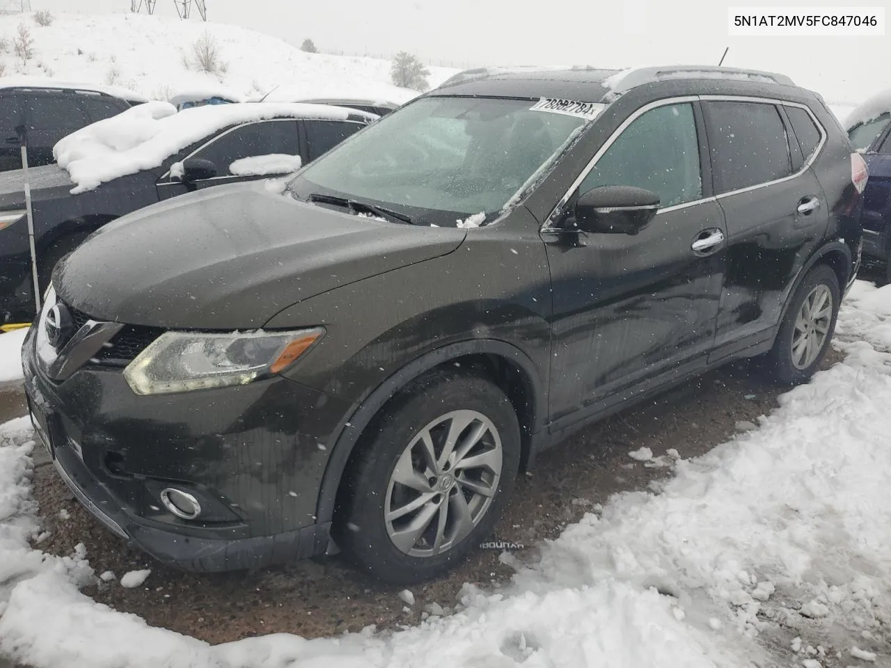 2015 Nissan Rogue S VIN: 5N1AT2MV5FC847046 Lot: 78882784