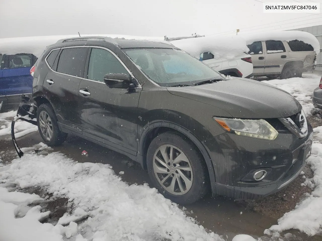 2015 Nissan Rogue S VIN: 5N1AT2MV5FC847046 Lot: 78882784