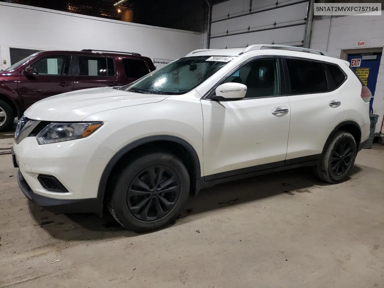 2015 Nissan Rogue S VIN: 5N1AT2MVXFC757164 Lot: 79048114