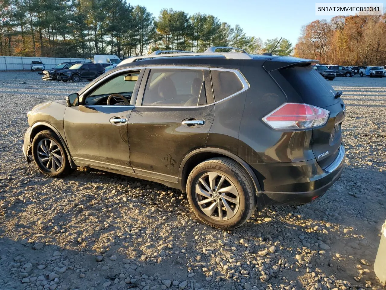 2015 Nissan Rogue S VIN: 5N1AT2MV4FC853341 Lot: 79065154