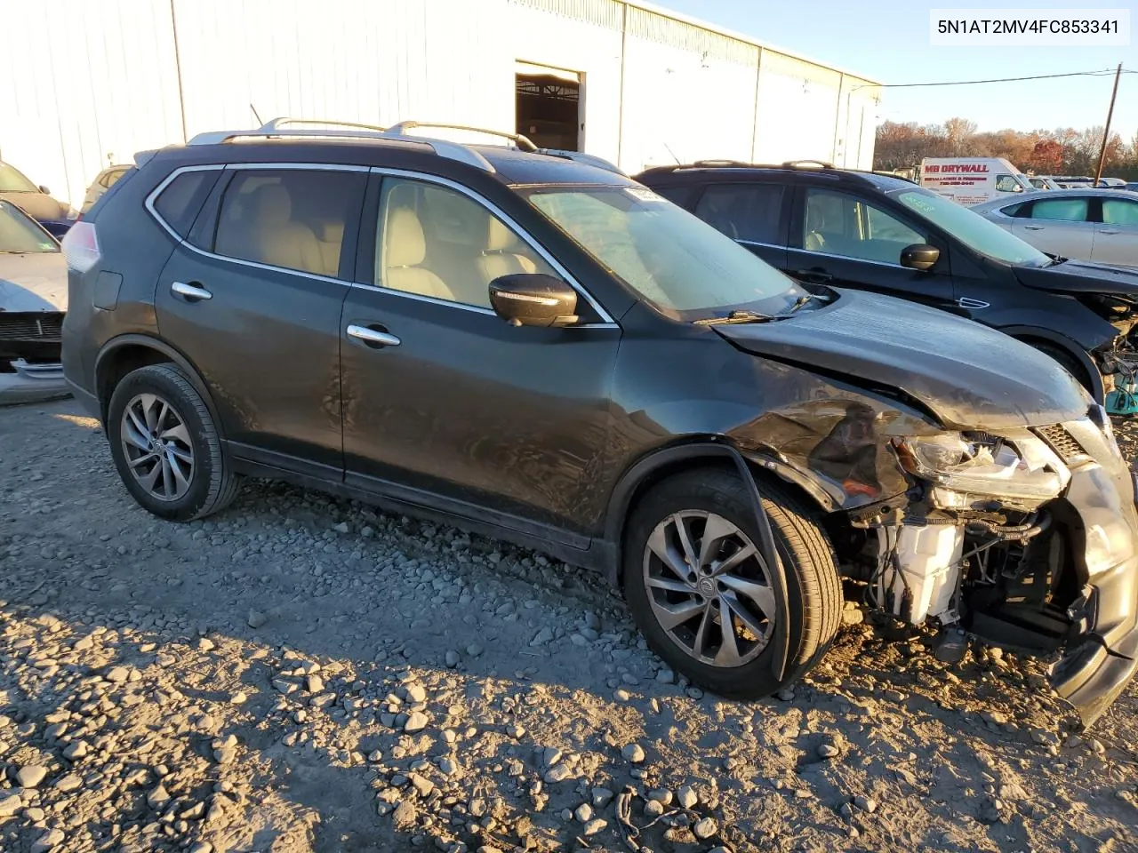 2015 Nissan Rogue S VIN: 5N1AT2MV4FC853341 Lot: 79065154