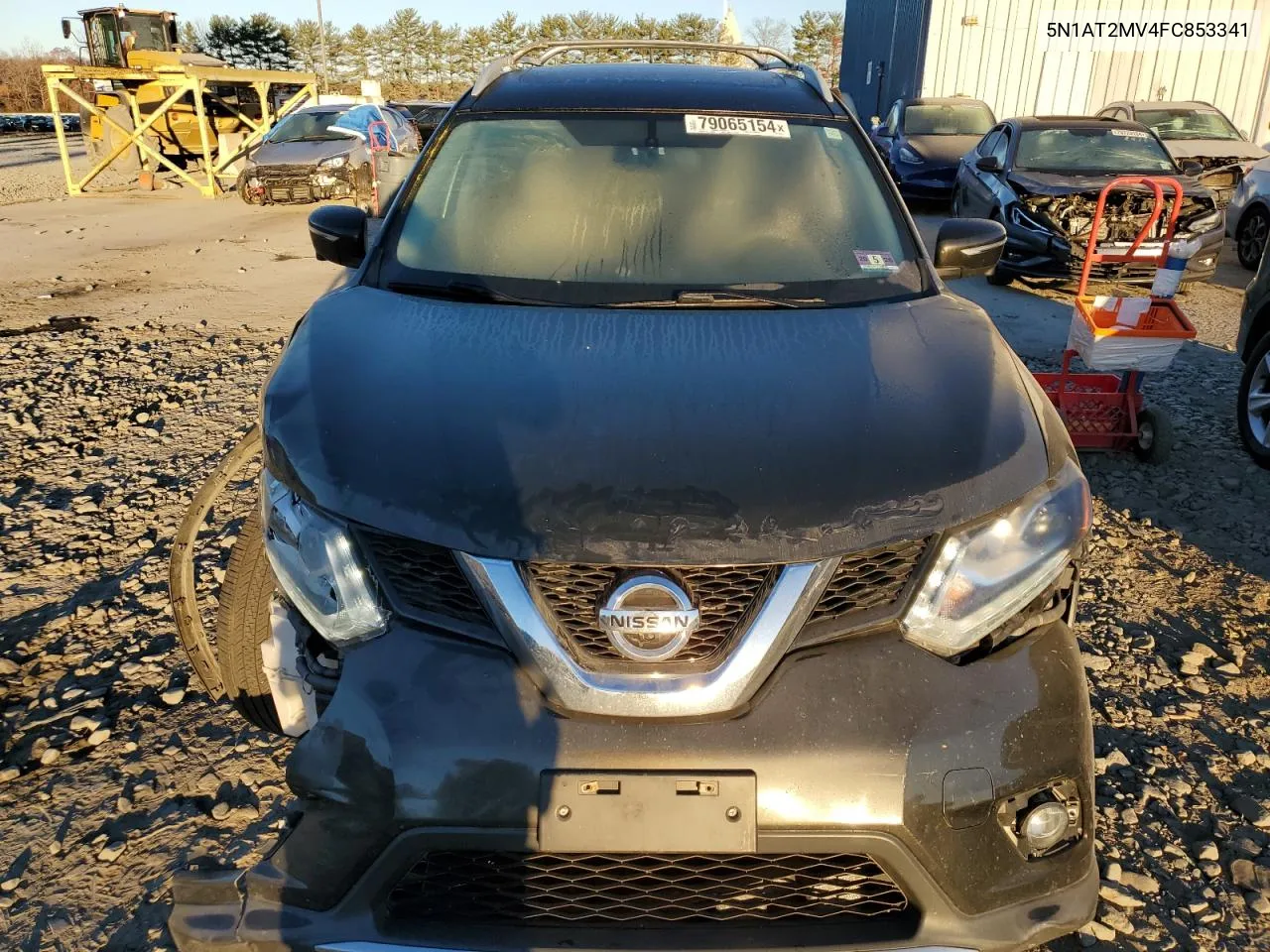 2015 Nissan Rogue S VIN: 5N1AT2MV4FC853341 Lot: 79065154