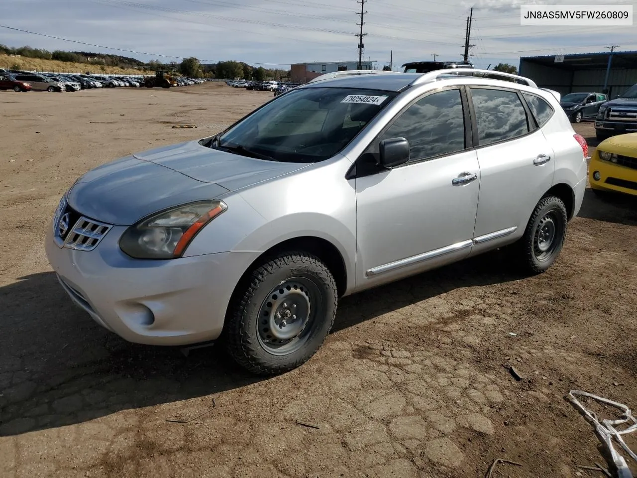 2015 Nissan Rogue Select S VIN: JN8AS5MV5FW260809 Lot: 79254824