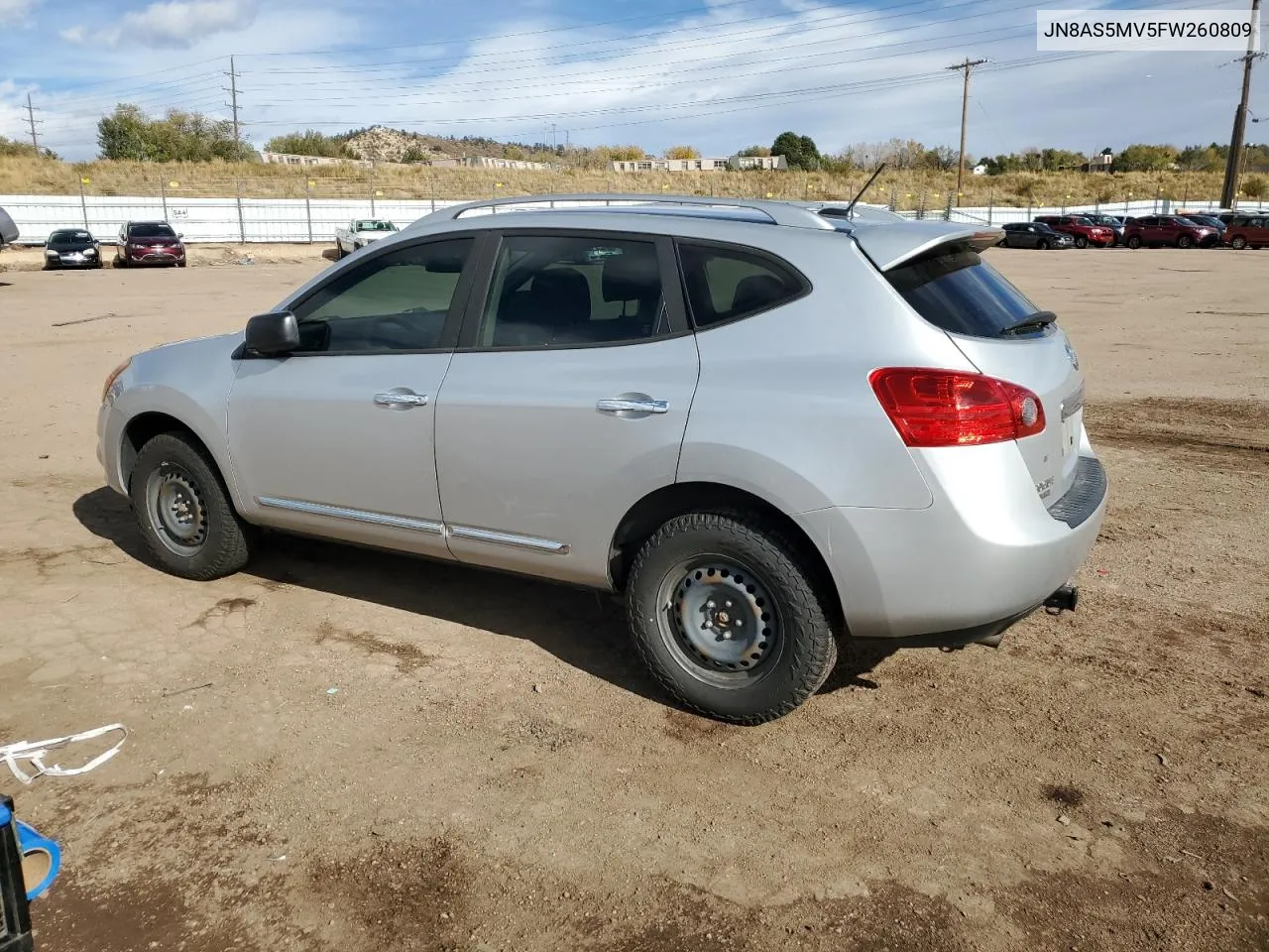 2015 Nissan Rogue Select S VIN: JN8AS5MV5FW260809 Lot: 79254824