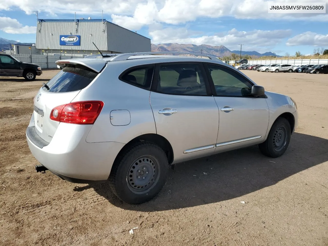 2015 Nissan Rogue Select S VIN: JN8AS5MV5FW260809 Lot: 79254824