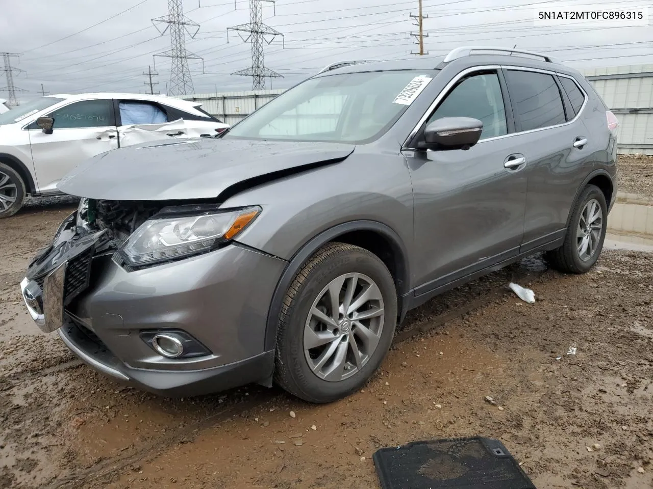 2015 Nissan Rogue S VIN: 5N1AT2MT0FC896315 Lot: 79289624