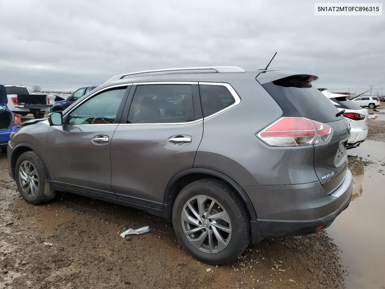 2015 Nissan Rogue S VIN: 5N1AT2MT0FC896315 Lot: 79289624