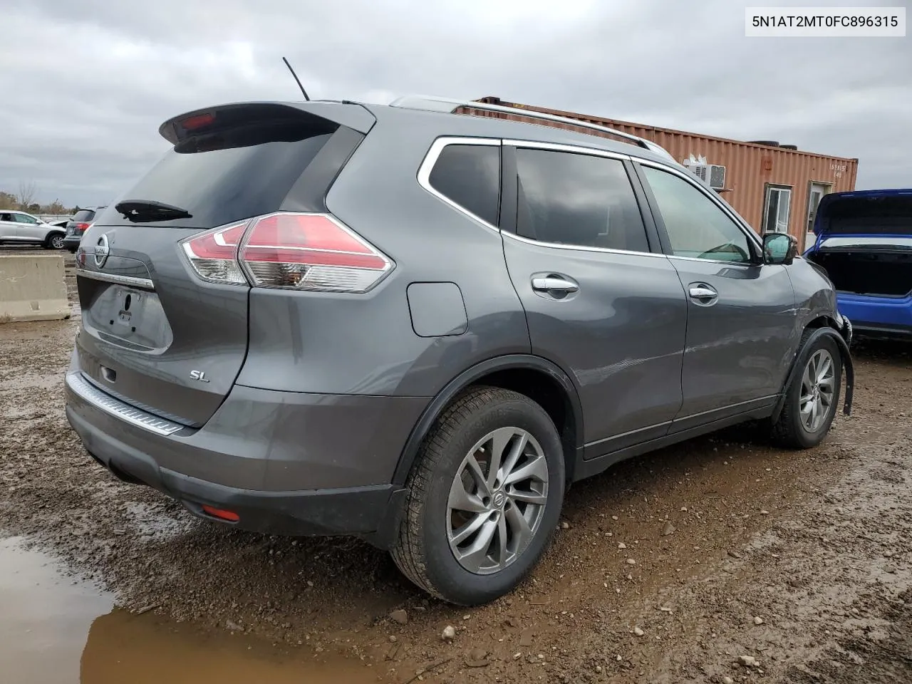 2015 Nissan Rogue S VIN: 5N1AT2MT0FC896315 Lot: 79289624