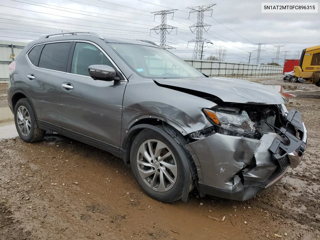 2015 Nissan Rogue S VIN: 5N1AT2MT0FC896315 Lot: 79289624