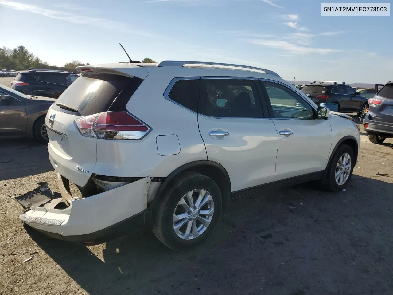 2015 Nissan Rogue S VIN: 5N1AT2MV1FC778503 Lot: 79343914