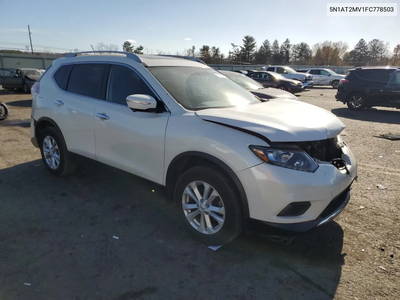 2015 Nissan Rogue S VIN: 5N1AT2MV1FC778503 Lot: 79343914