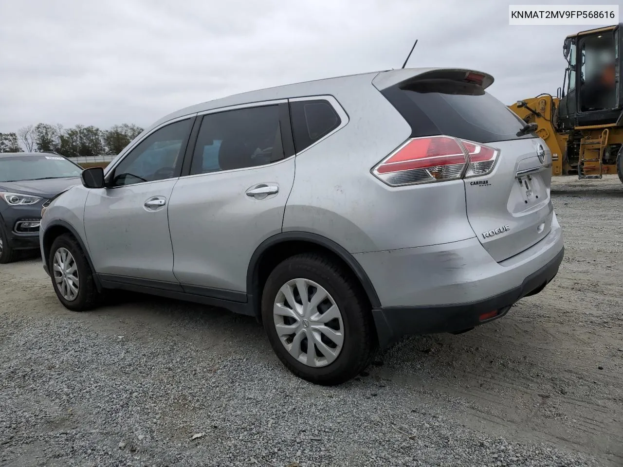 2015 Nissan Rogue S VIN: KNMAT2MV9FP568616 Lot: 79356134