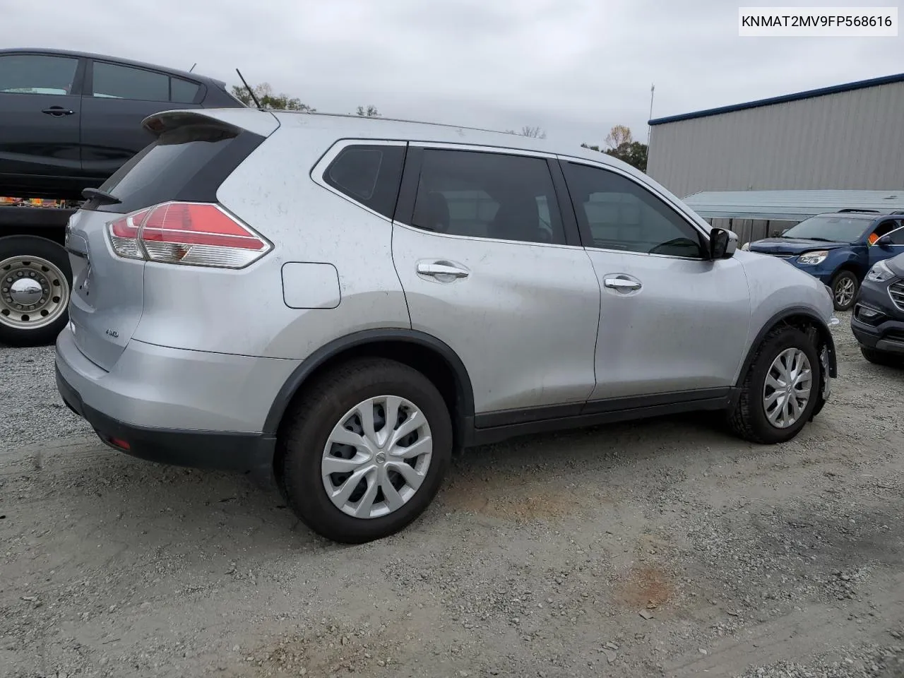 2015 Nissan Rogue S VIN: KNMAT2MV9FP568616 Lot: 79356134