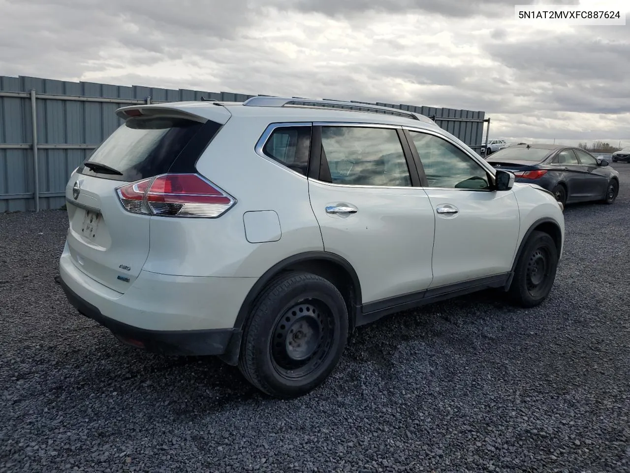 2015 Nissan Rogue S VIN: 5N1AT2MVXFC887624 Lot: 79412704