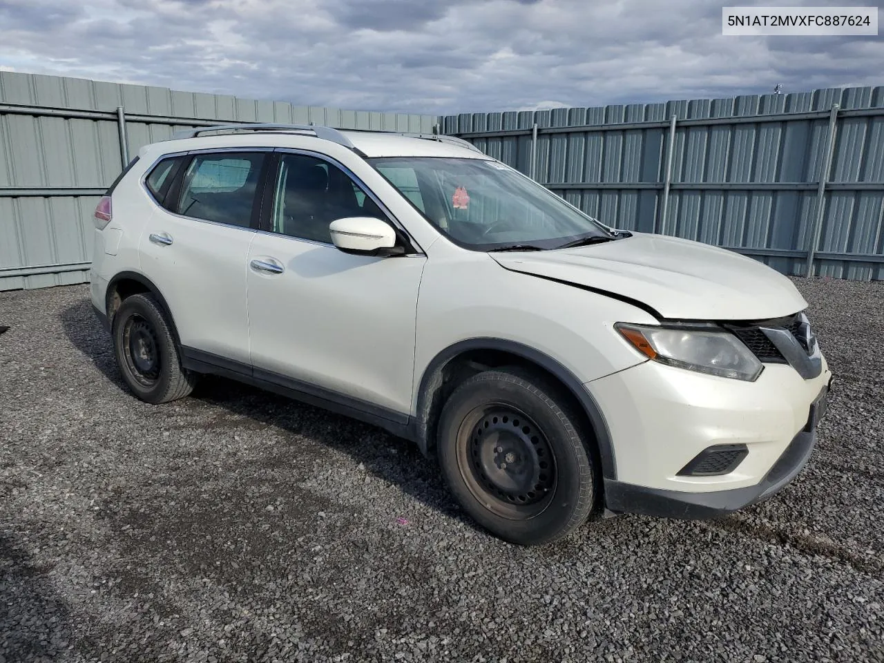 2015 Nissan Rogue S VIN: 5N1AT2MVXFC887624 Lot: 79412704