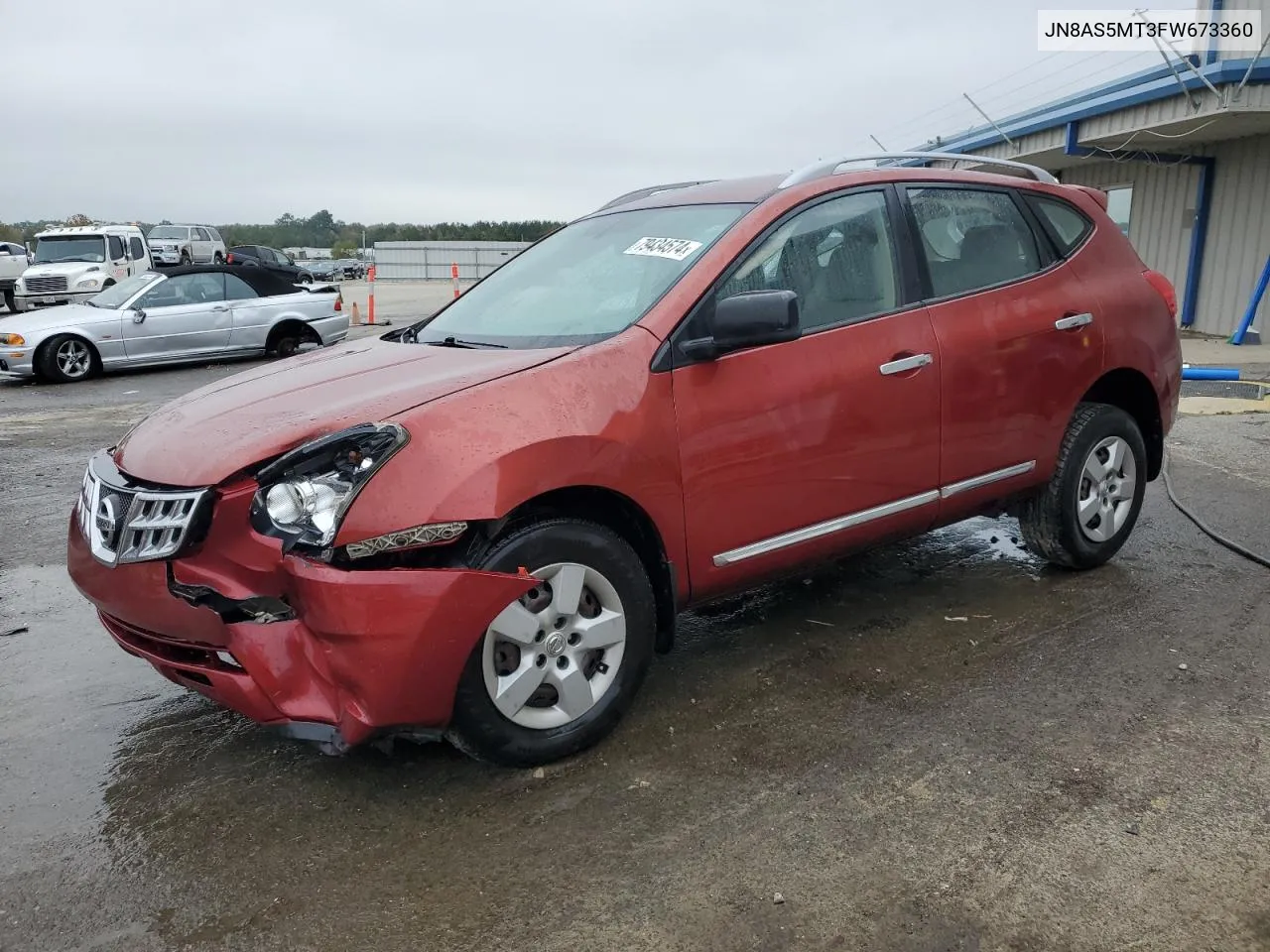 2015 Nissan Rogue Select S VIN: JN8AS5MT3FW673360 Lot: 79434574