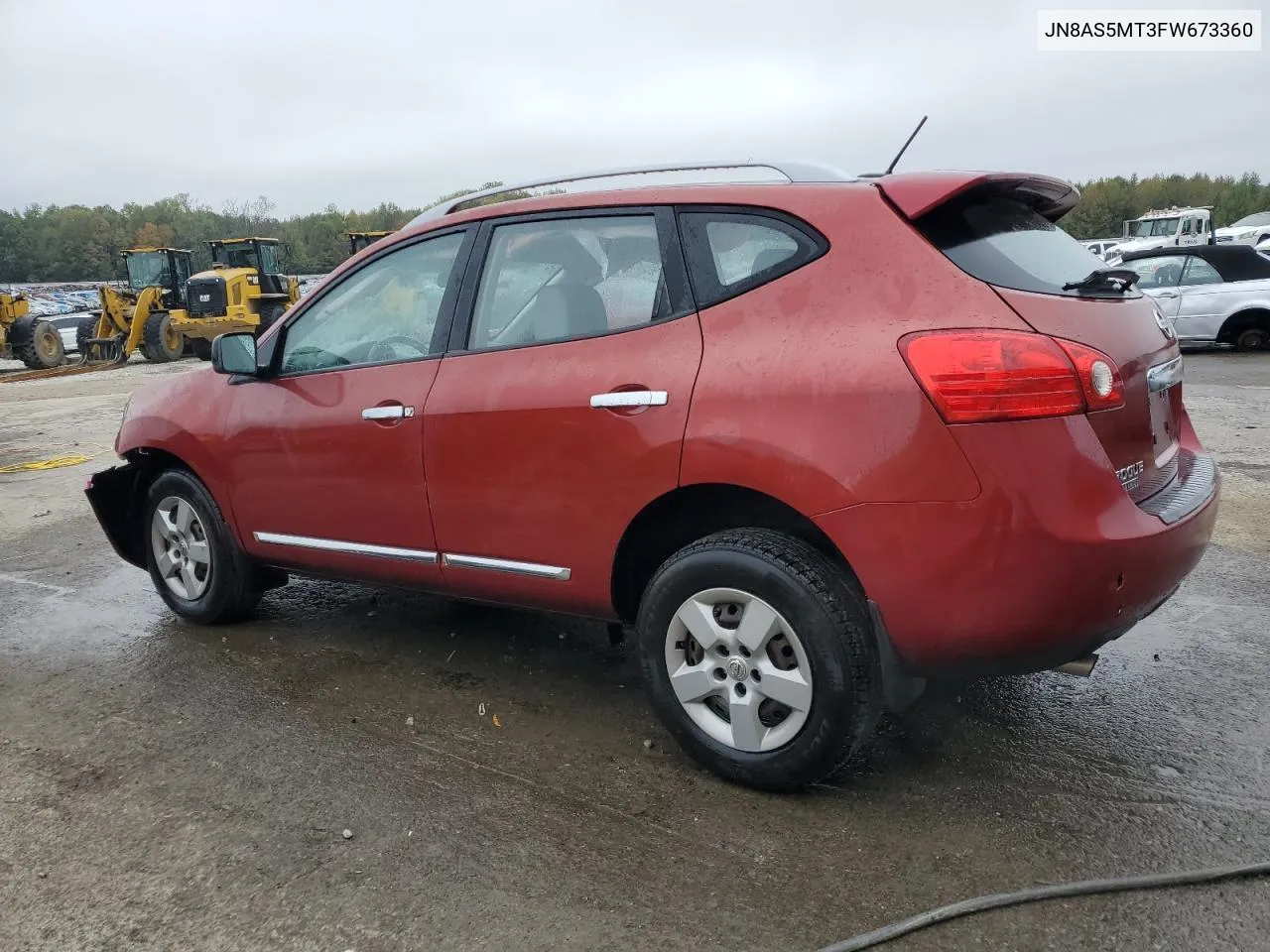 2015 Nissan Rogue Select S VIN: JN8AS5MT3FW673360 Lot: 79434574