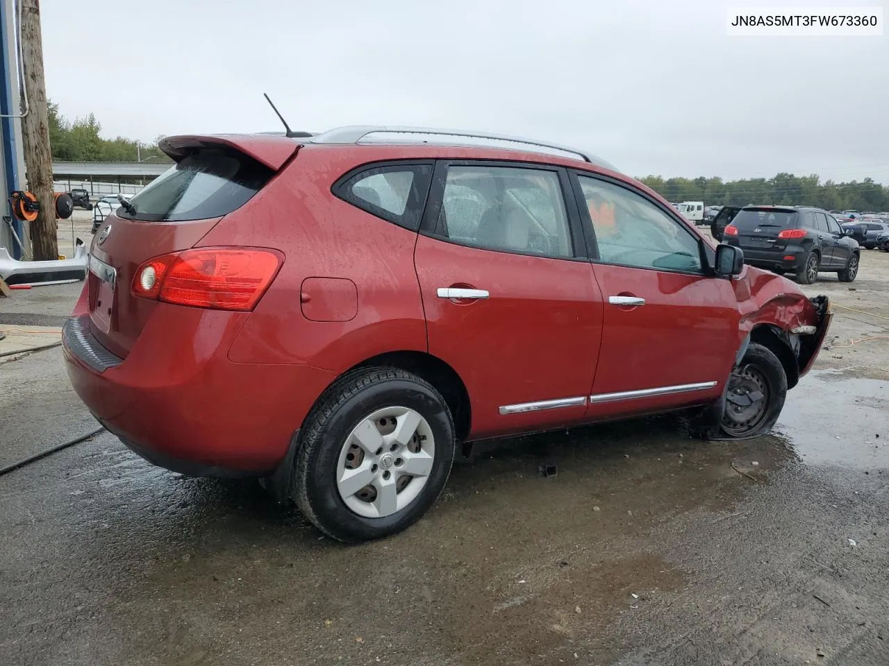 2015 Nissan Rogue Select S VIN: JN8AS5MT3FW673360 Lot: 79434574