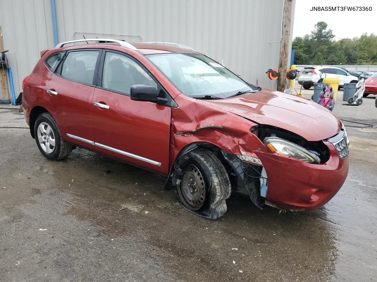 2015 Nissan Rogue Select S VIN: JN8AS5MT3FW673360 Lot: 79434574