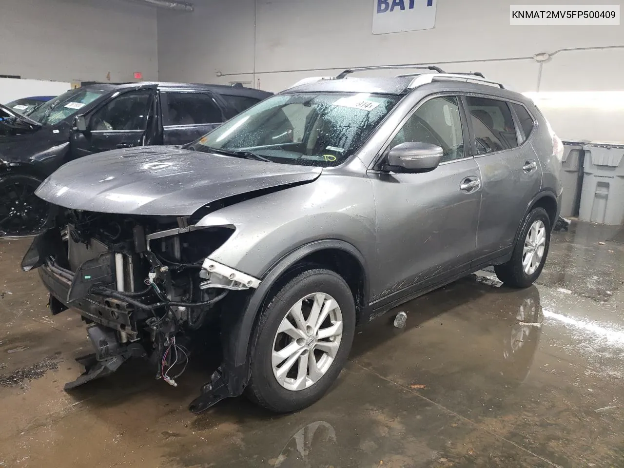 2015 Nissan Rogue S VIN: KNMAT2MV5FP500409 Lot: 79636914