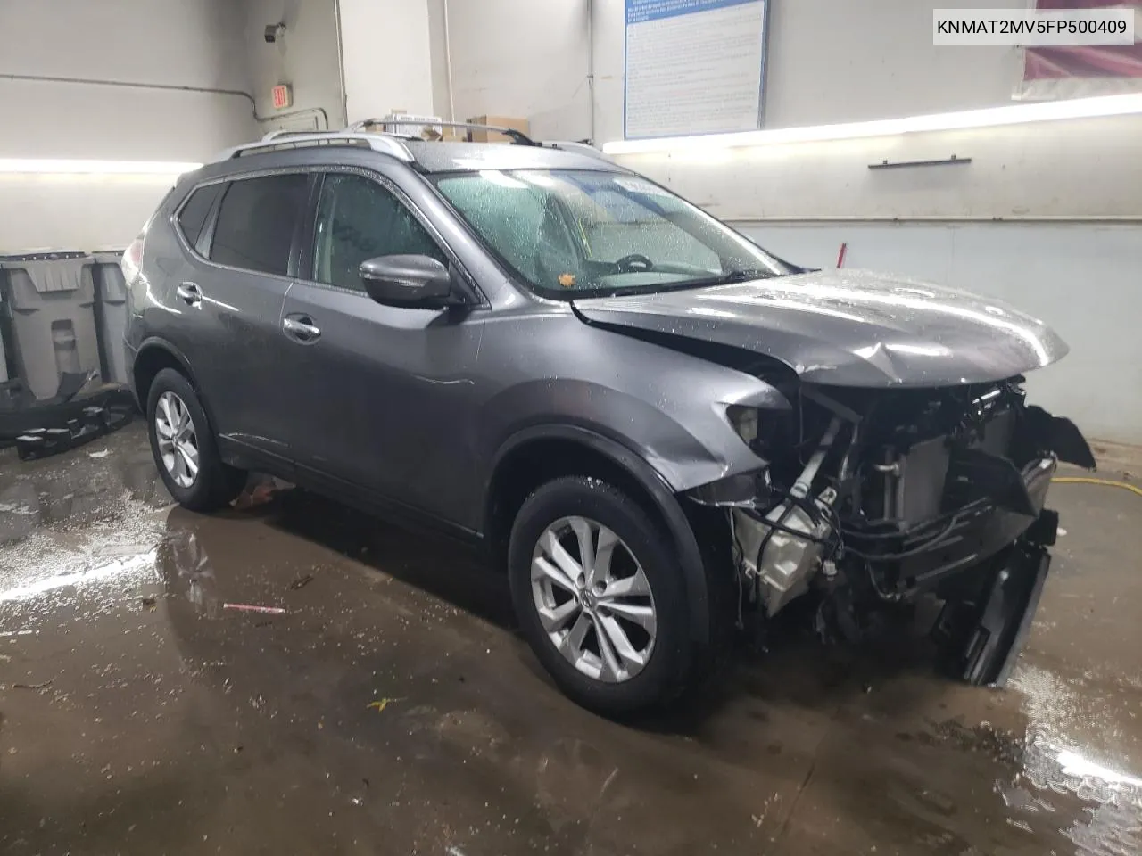 2015 Nissan Rogue S VIN: KNMAT2MV5FP500409 Lot: 79636914