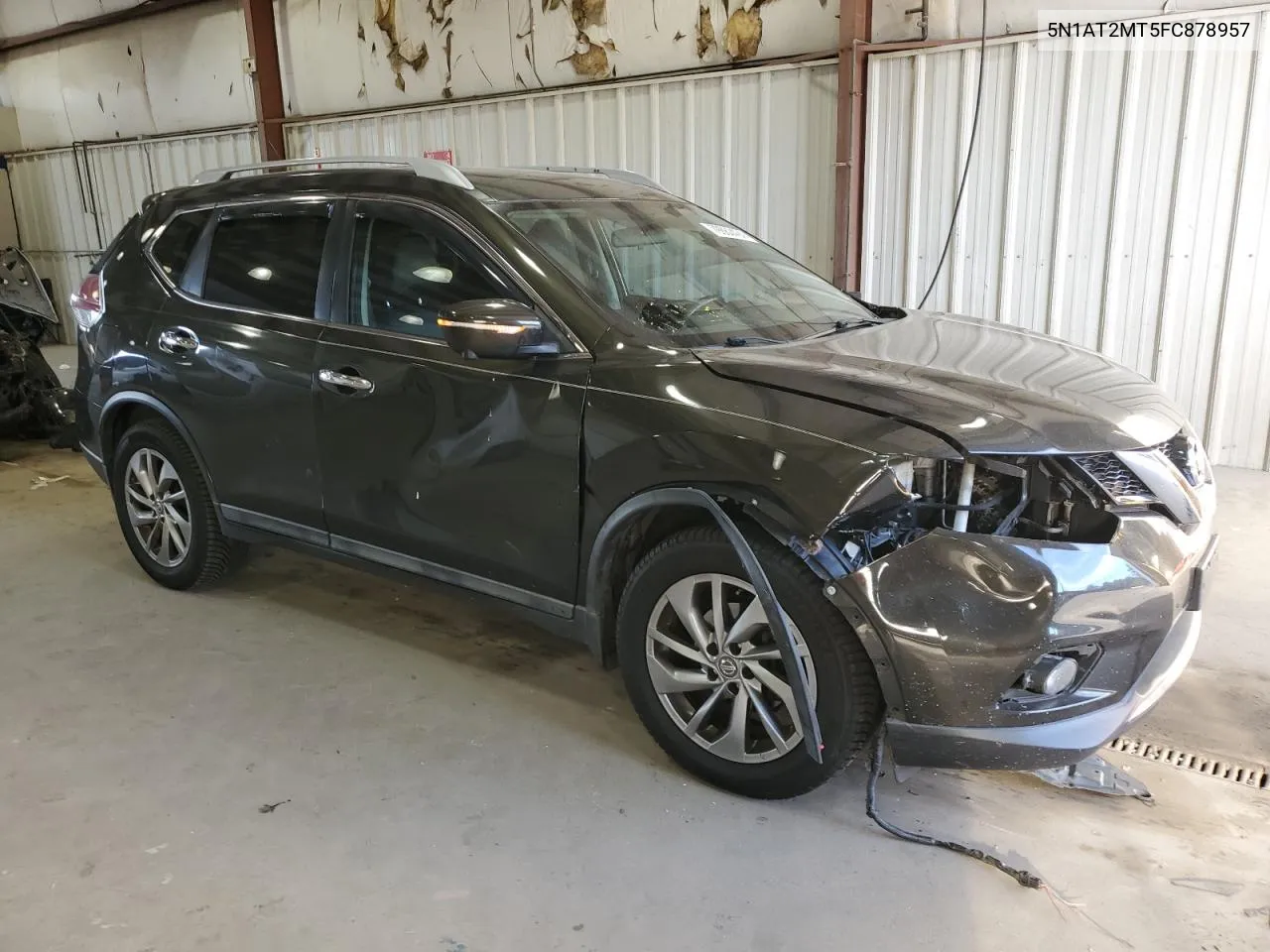 2015 Nissan Rogue S VIN: 5N1AT2MT5FC878957 Lot: 79662424