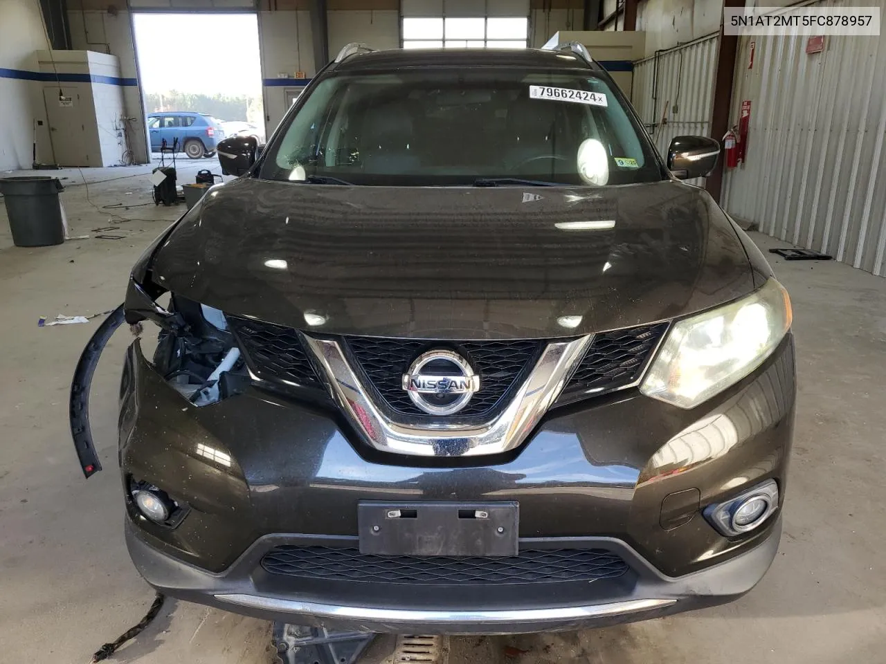 2015 Nissan Rogue S VIN: 5N1AT2MT5FC878957 Lot: 79662424