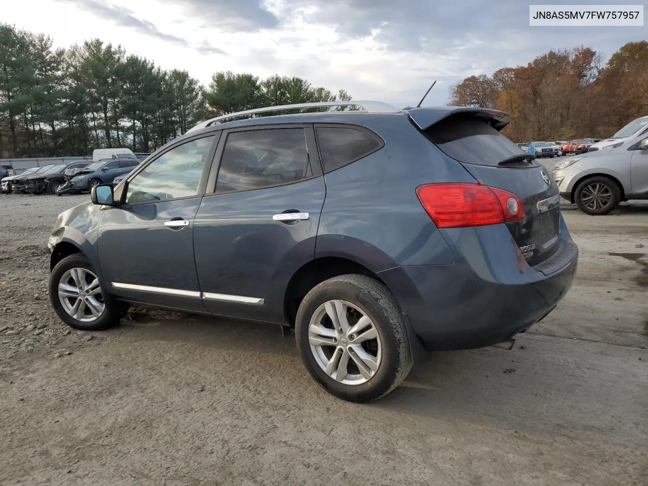 2015 Nissan Rogue Select S VIN: JN8AS5MV7FW757957 Lot: 79676714